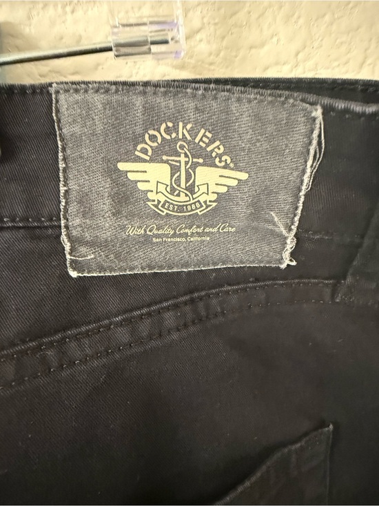 Dockers Other - Dockers Men's Black Straight Jeans with Branded Waist Patch